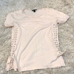 JCREW baby pink tee